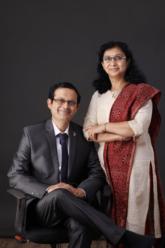 Professor Mahesh Purandare and Professor Archana Purandare